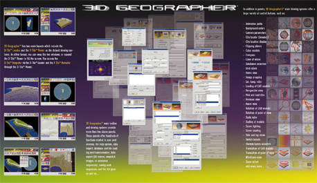 3D Geographer graphic design